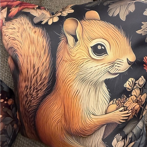 Vintage Floral Animal Print Throw Pillow Covers Double Sided - Picture 6 of 10